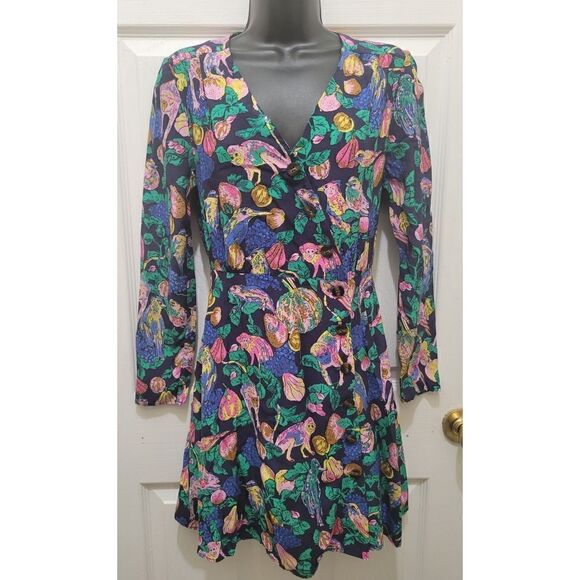 & Other Stories Long Sleeve Midi Button Down Dress - Picture 1 of 14
